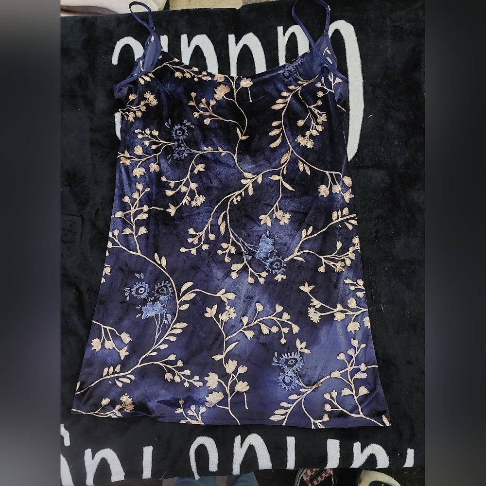 Delicates Midnight Blue Floral Chemise